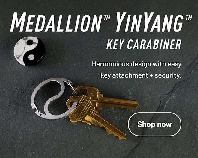 Medallion™ YinYang™ Key Carabiner
