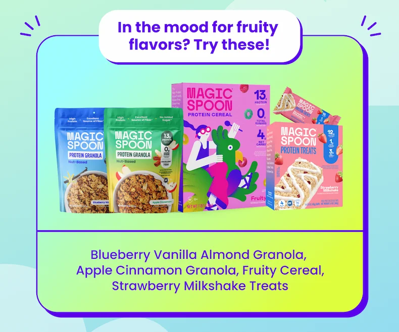 In the mood for fruity flavors? Try these!