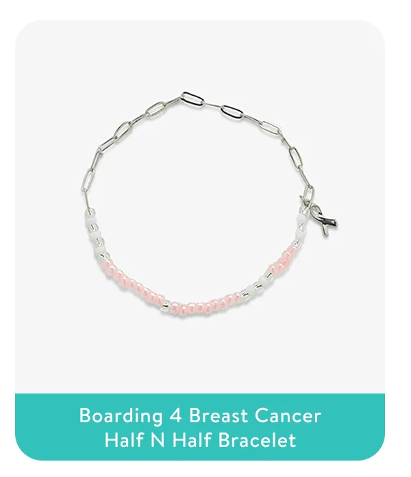 Boarding 4 Breast Cancer Bracelet