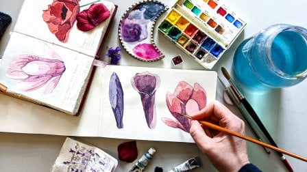 Watercolor for Beginners: How to Add Depth & Form through Layering