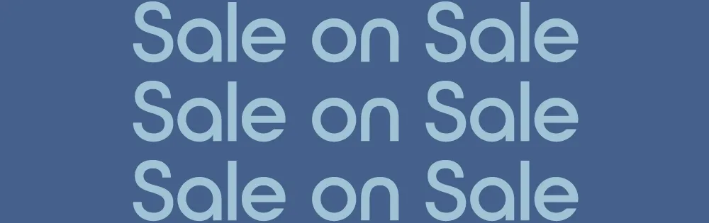 Sale on Sale