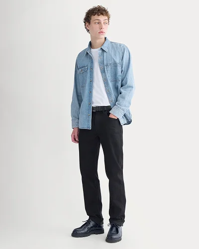 Image | Denim Utility Shirt | Light Indigo