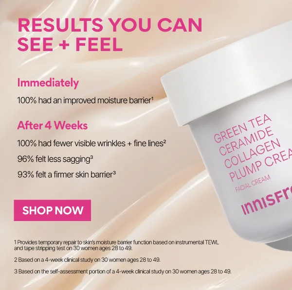 Green Tea Ceramide Collagen Plump Cream