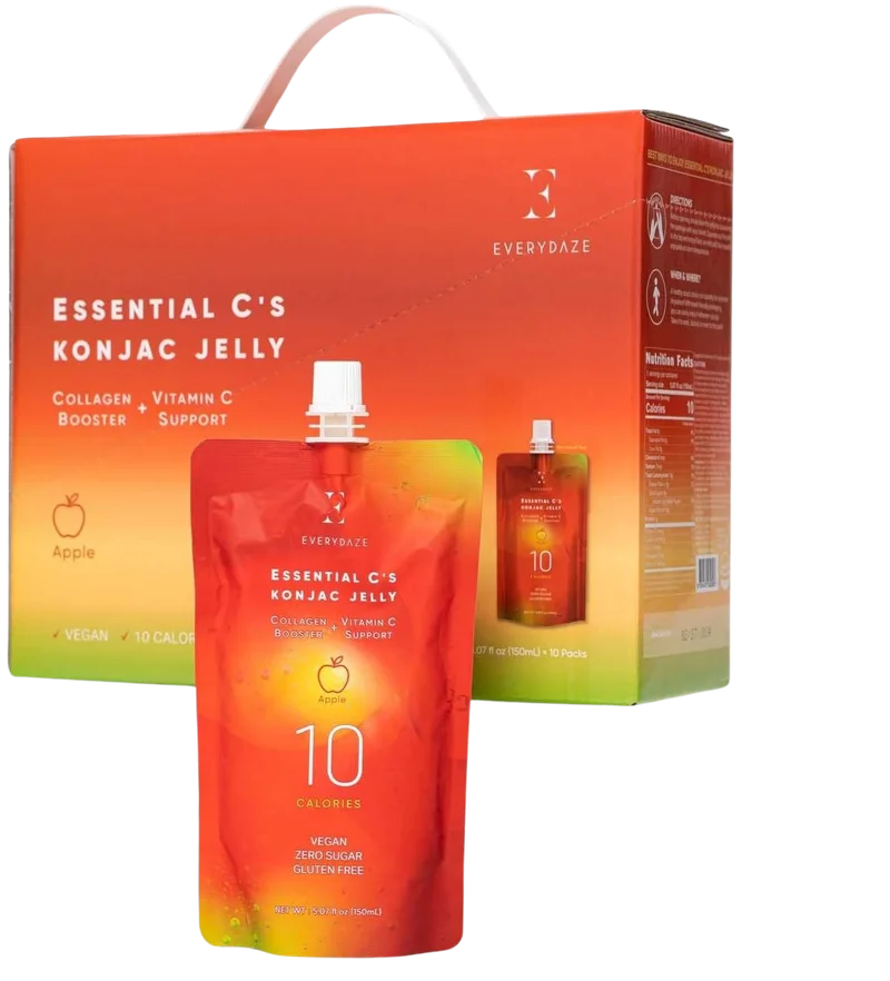 Image of Everydaze Essential C's Konjac Jelly - Apple - Box of 10