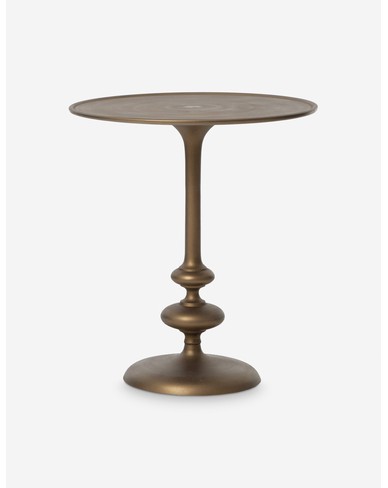 Caratto Side Table-Brass