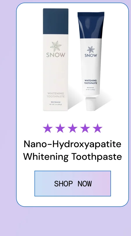 Nano-Hydroxyapatite Whitening Toothpaste