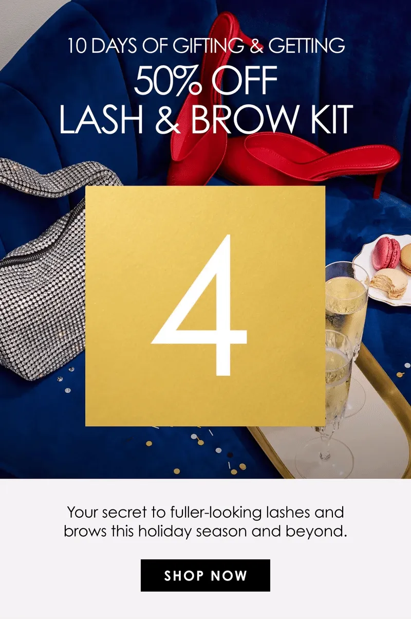 50% off Lash & Brow Kit | Shop Now