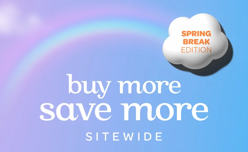 Buy more, save more sitewide