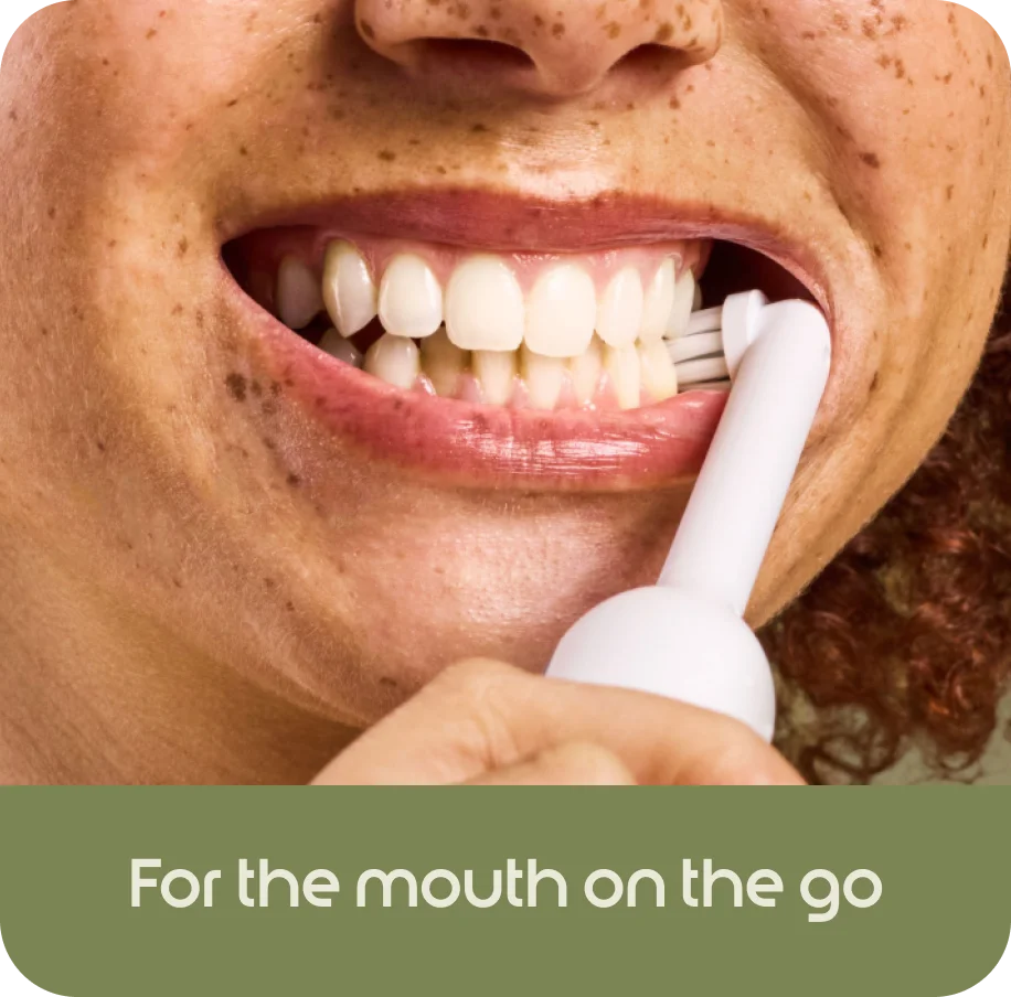 Brushing teeth quip Rev Toothbrush