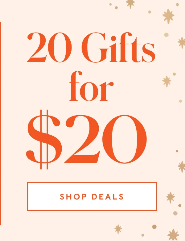 Shop 20 Gifts for $20