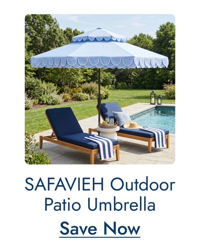 SAFAVIEH 9ft Outdoor Patio Umbrella