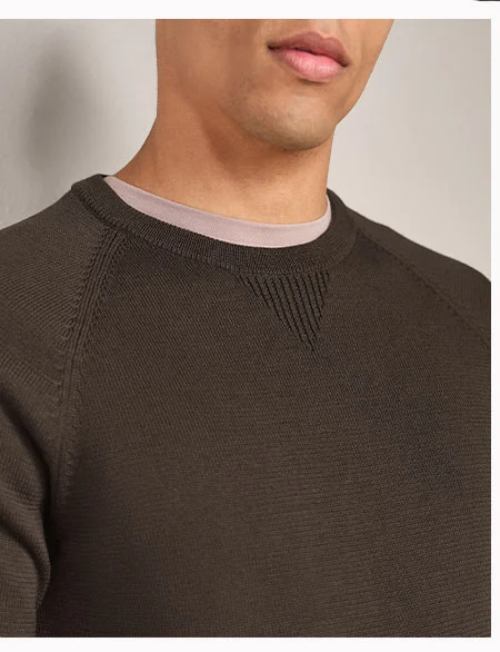 Commuter® Crew Neck: Cafe Noir