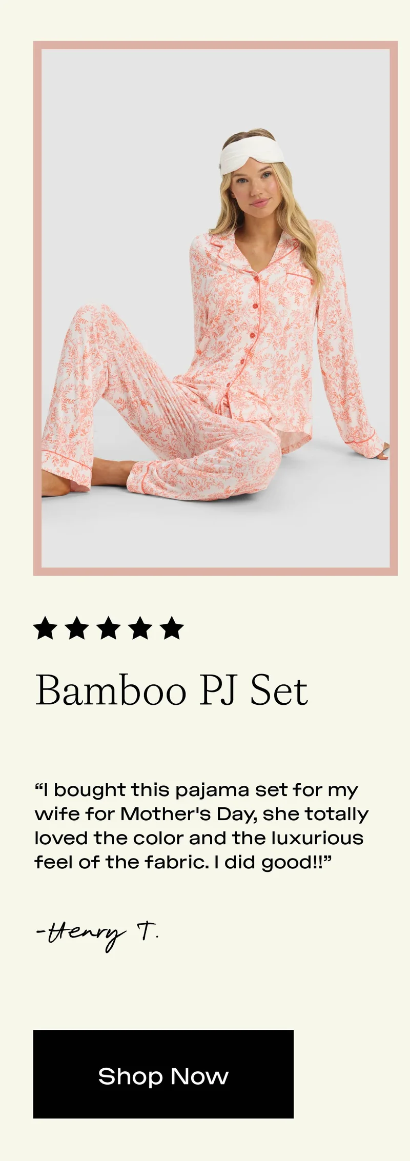 Bamboo PJ Set - Shop Now