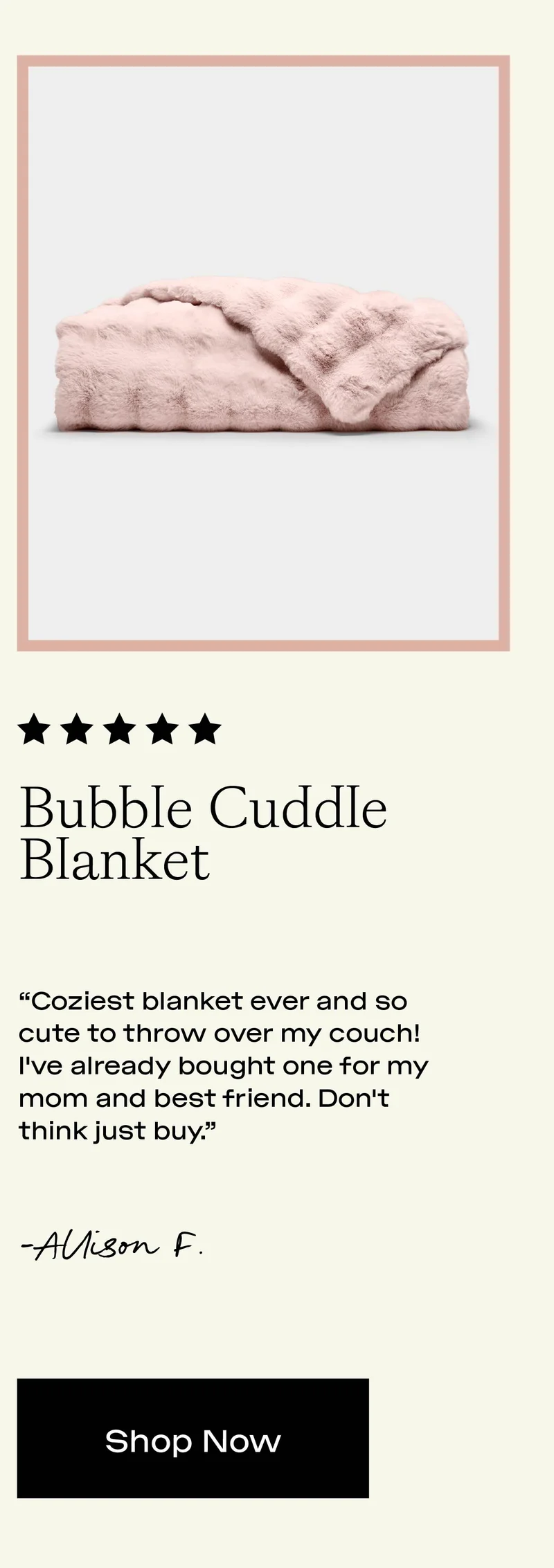 Bubble Cuddle Blanket - Shop Now