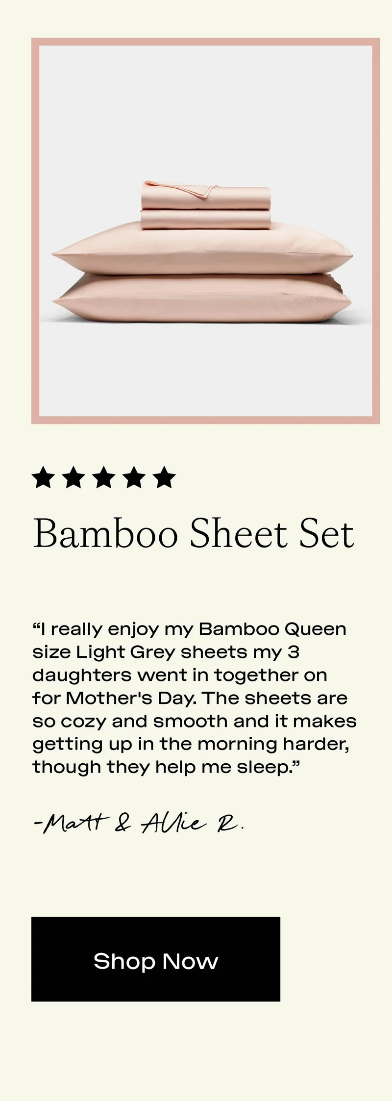 Bamboo Sheet Set - Shop Now