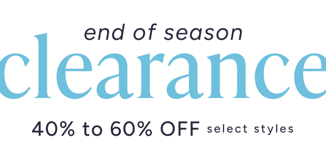 End of Season Clearance - Image