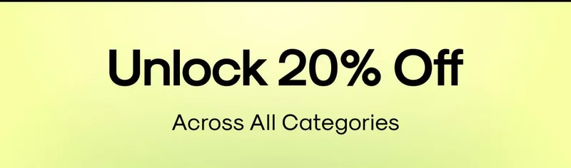 Unlock 20% Off