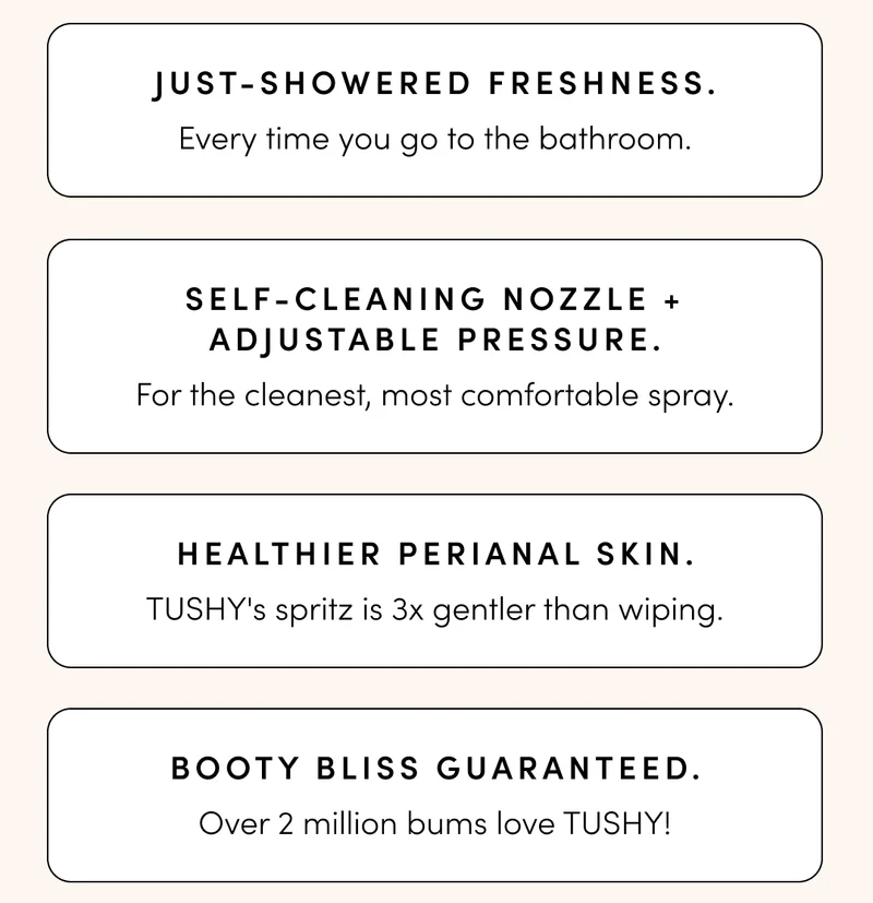 TUSHY CLASSIC BENEFITS