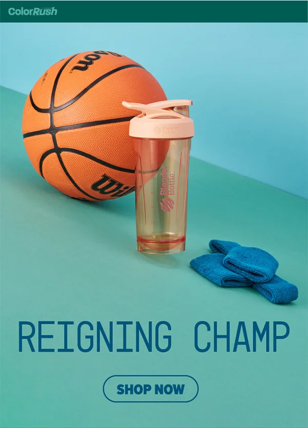 Reigning Champ - Peach Color Rush BlenderBottle