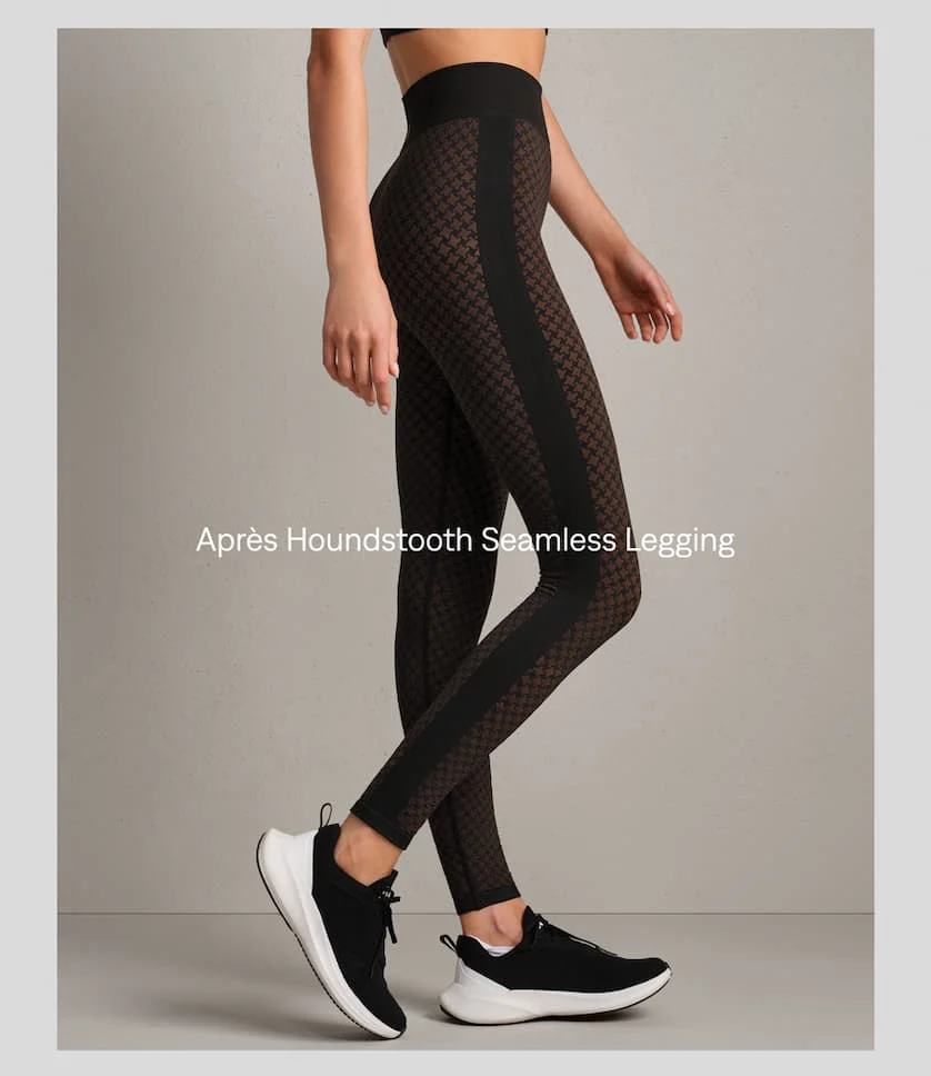 Apres Houndstooth Seamless Legging