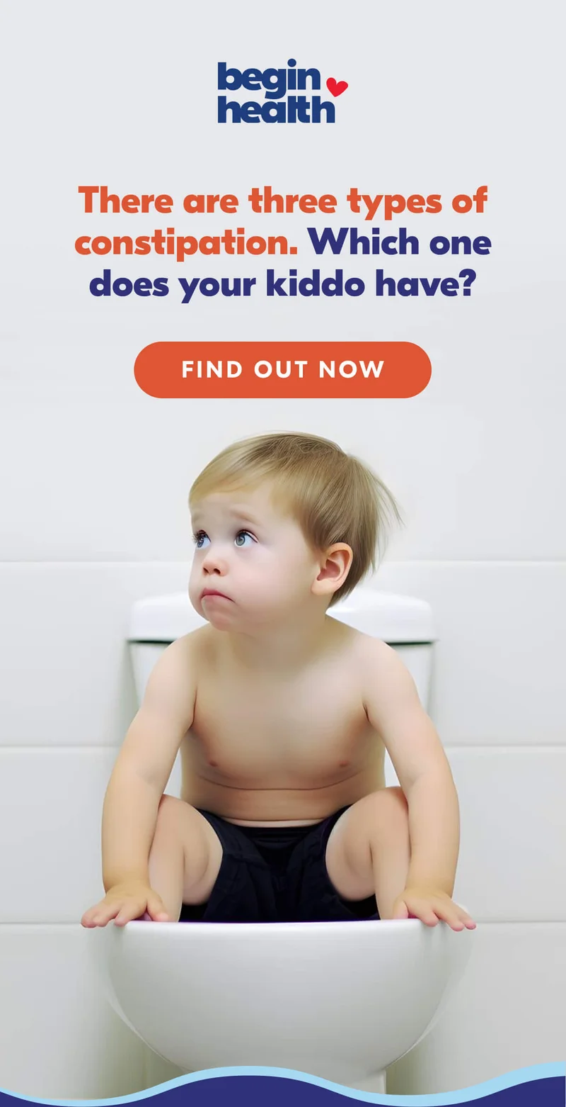 There are three types of constipation. Which one does your kiddo have?