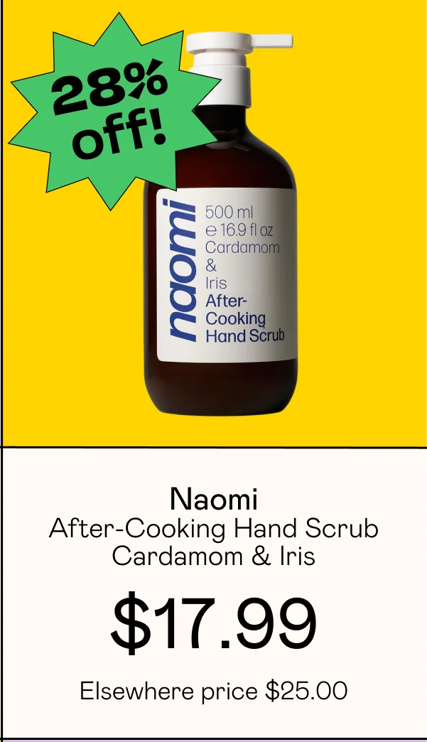 After-Cooking Hand Scrub - Cardamom & Iris