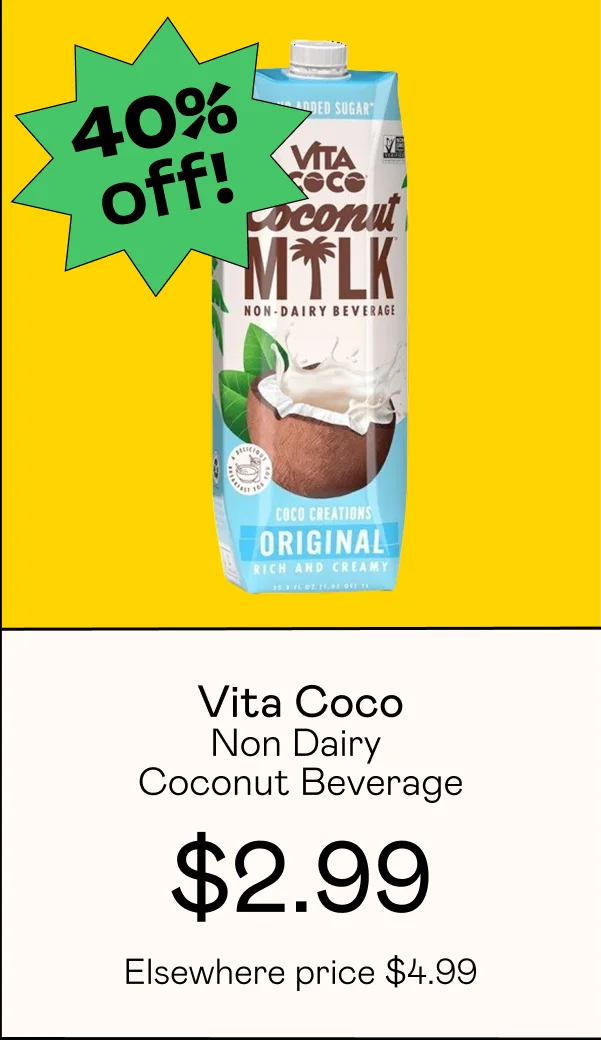 Non Dairy Coconut Beverage