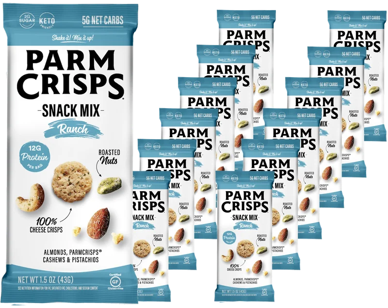 Image of Parm Crisps Ranch Snack Mix (12 Pack)