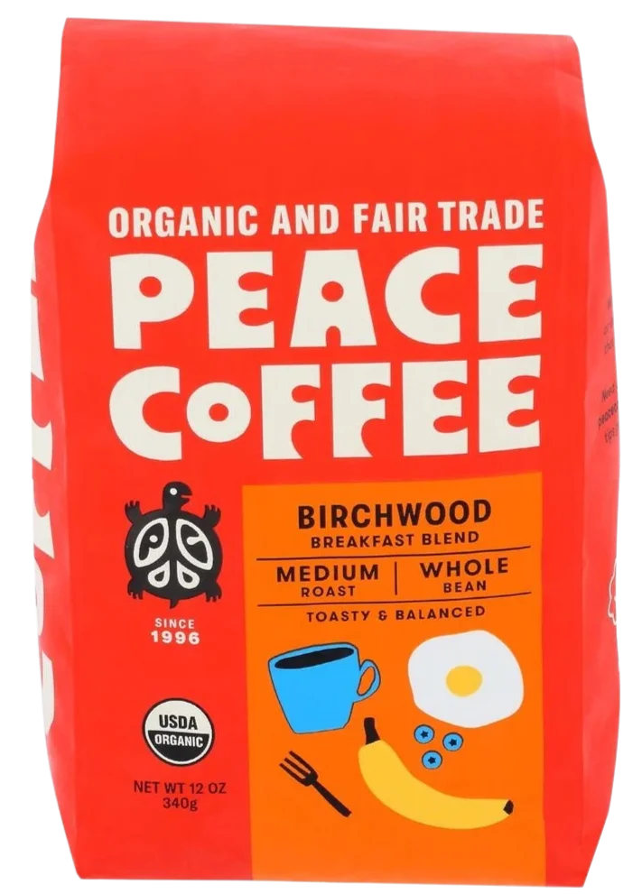 Image of Peace Coffee Birchwood Whole Bean Medium Roast Coffee