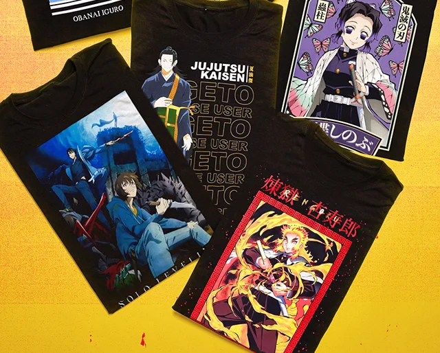 Rep Your Favorite Anime. Shop Now