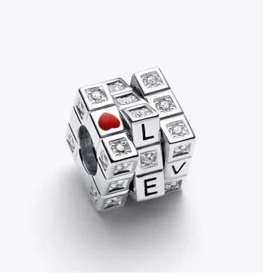 Moveable Toy Cube Charm