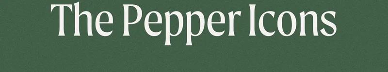The Pepper Icons