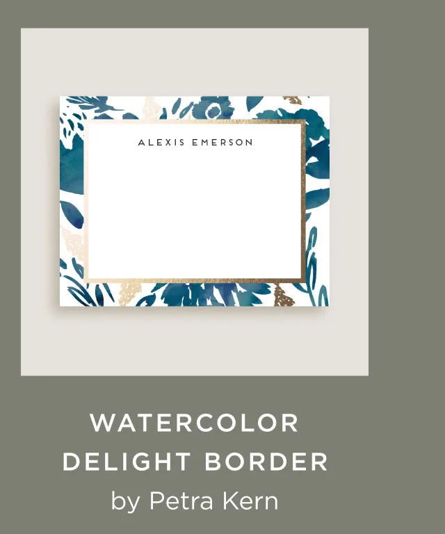 Watercolor Delight Border