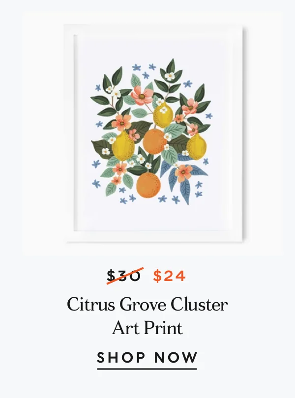 Citrus Grove Cluster Art Print