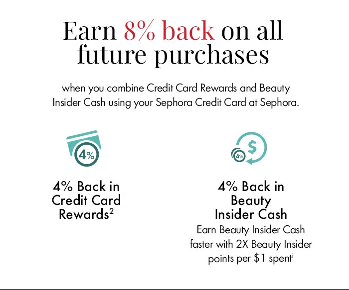 Earn 8% back on all future purchases