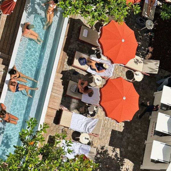 Courtyard pool