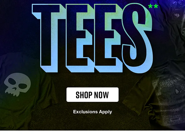 Two Days! 40 Percent Off Tees. Exclusions Apply. Shop Now