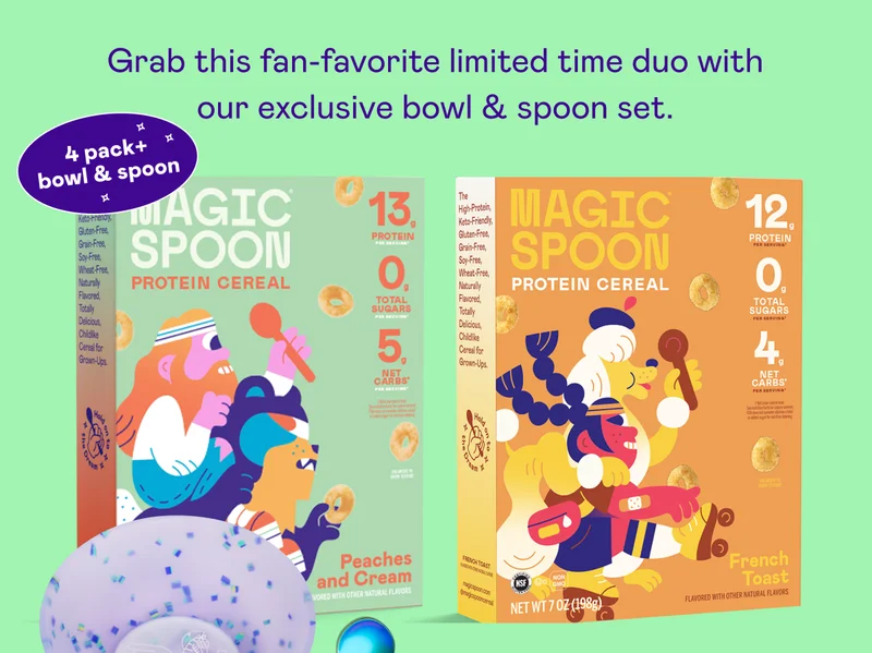 Grab this fan-favorite limited time duo with our exclusive bowl & spoon set.
