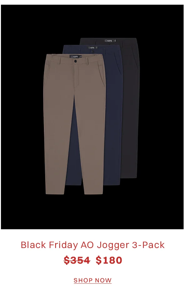 Black Friday AO Jogger 3-Pack