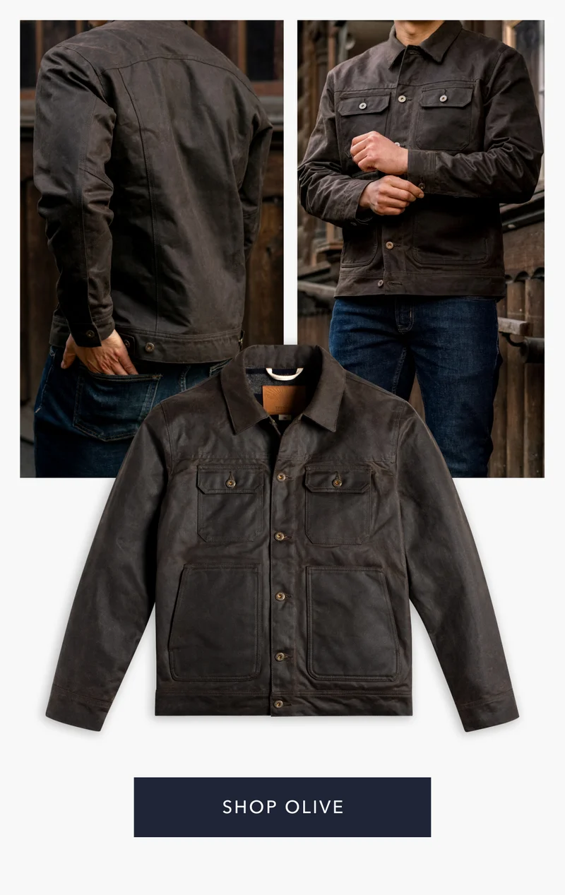 Shop Oliver Waxed Trucker Jacket