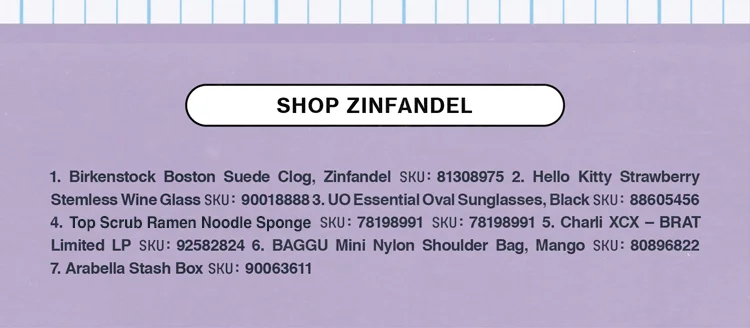 SHOP ZINFADEL