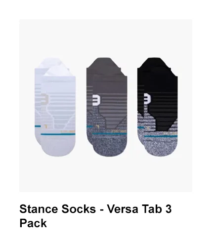 Stance Socks - Versa Tab 3 Pack
