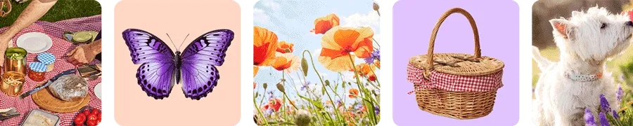 Moving gif of spring photos