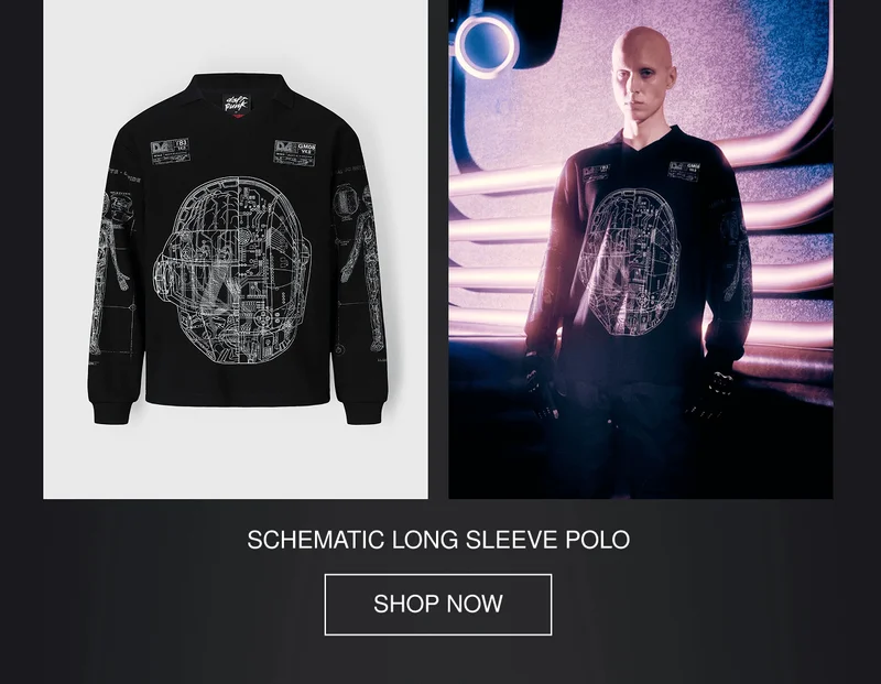 SCHEMATIC LONG SLEEVE POLO | SHOP NOW