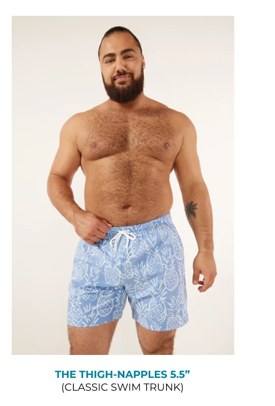 Classic Swim Trunk: The Thigh-Napples 5.5"