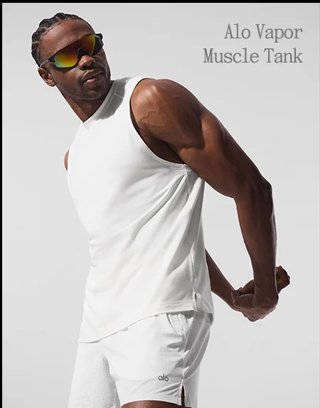 ALO VAPOR MUSCLE TANK