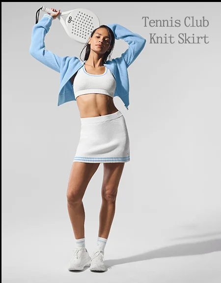 TENNIS CLUB KNIT SKIRT