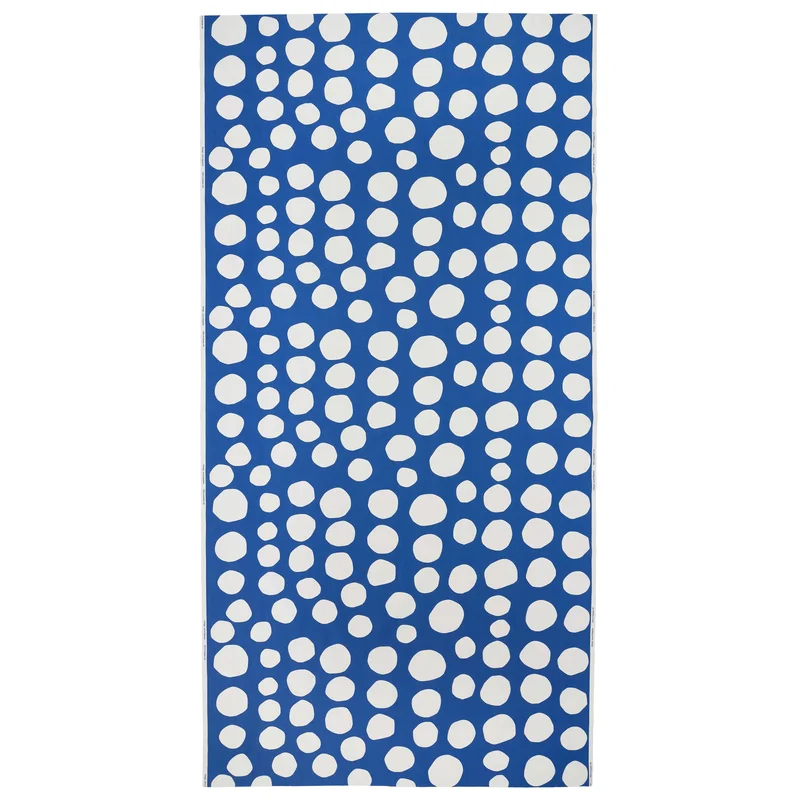 Blue/white pre-cut fabric