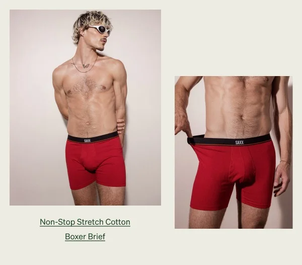Non-Stop Stretch Cotton Boxer Brief