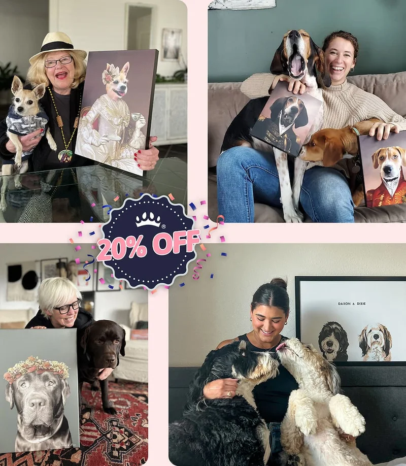 pet mom collage